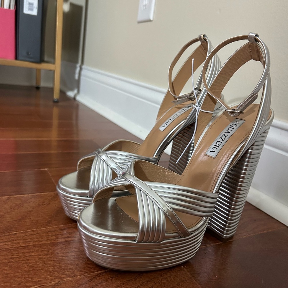 Aquazzura Sundance Plateau 140 mm sandals